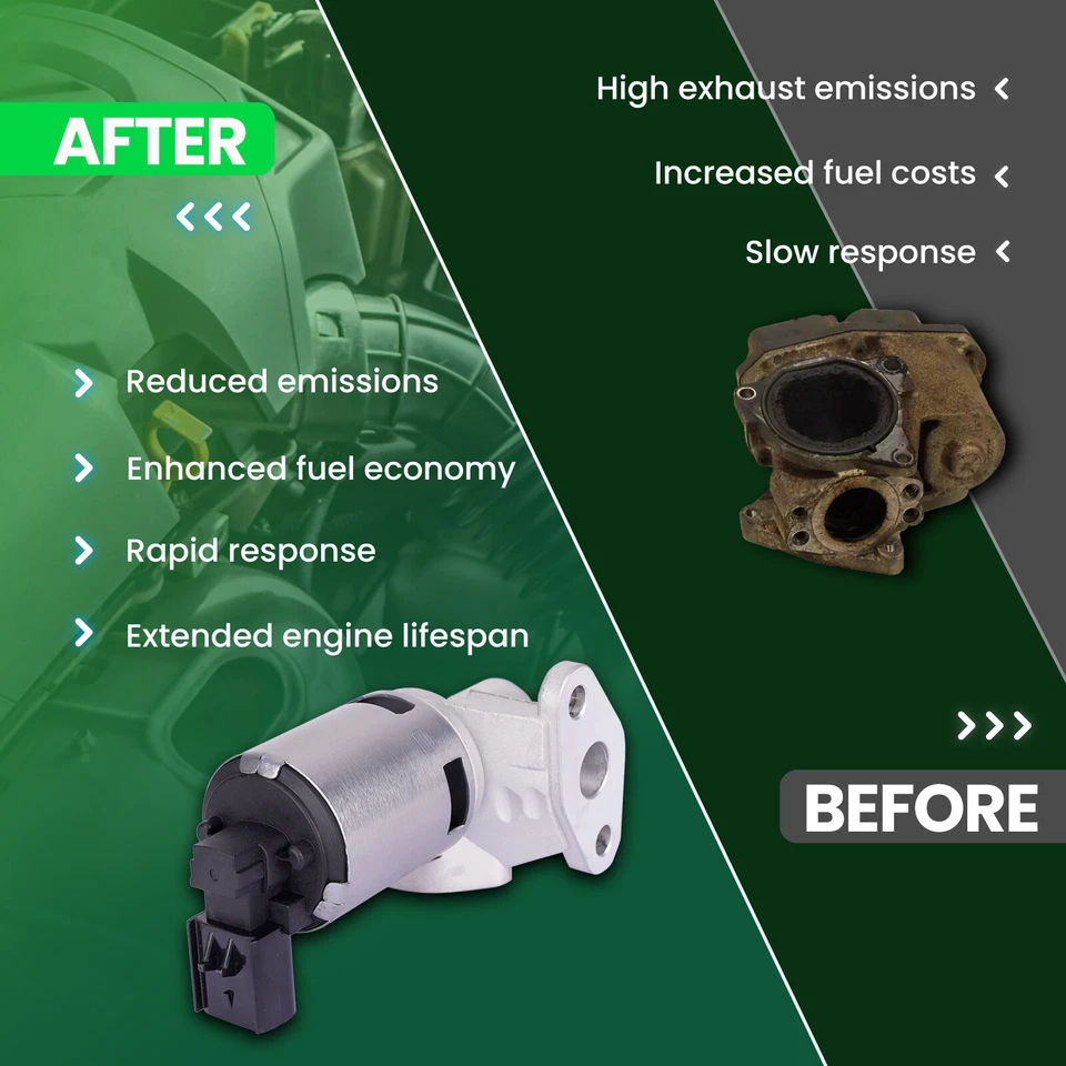 Válvula EGR apta para Chrysler Sebring Town & Country Dodge Nitro Volkswagen Routan Foto 4 de 4