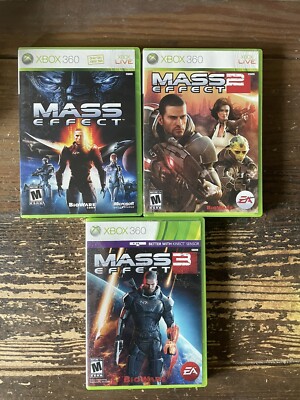 Mass Effect, Mass Effect 2, and Mass Effect 3 - Complete Trilogy (Xbox 360)- CIB