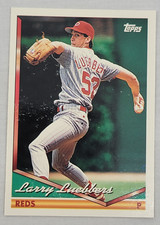 1984 TOPPS ~ Larry Luebbers ~ Pitcher ~ #221 ~ Cincinnati Reds