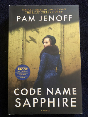 CODE NAME SAPPHIRE by Pam Jenoff Author of The Lost Girls of Paris NEW FAST SHIP