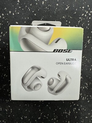 NEW SEALED BOSE ULTRA OPEN EARBUDS 881046-0020 WHITE SMOKE