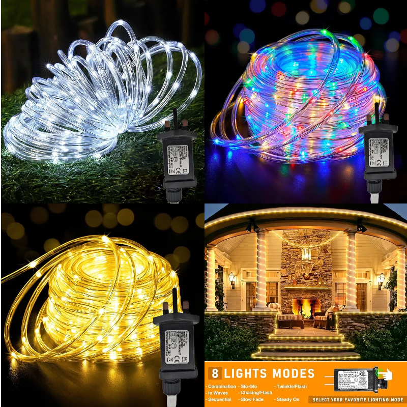 Color Changing Led Outdoor Rope Lights Color Changing Solar String