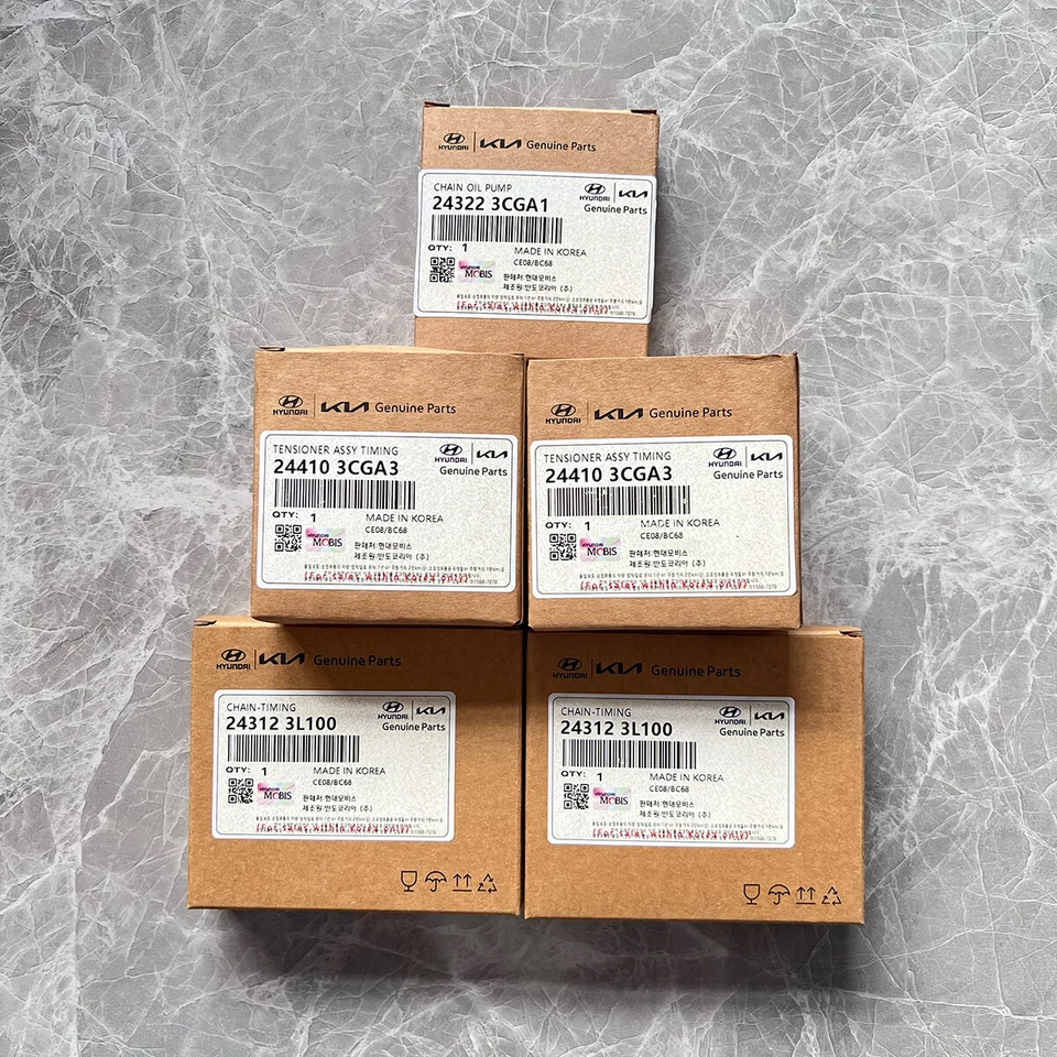 OEM Engine Timing Chain Kit For Santa Fe Sorento Azera Genesis 3.3L 3.8L USA - Image 4 of 4