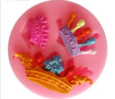 CROWN princess Tiara Silicone Fondant Mould Chocolate Baking Sugarcraft Cake 4