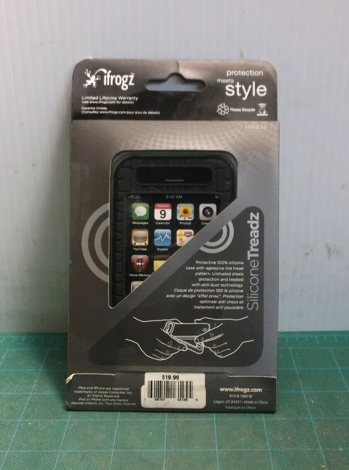 FUNDA IFROGZ IPHONE 3G & 3GS Negra Foto 2 de 4