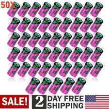 50X New Tadiran TL-5902 3.6V "1/2 AA" 1200mah Lithium Battery,TL5902 battery US
