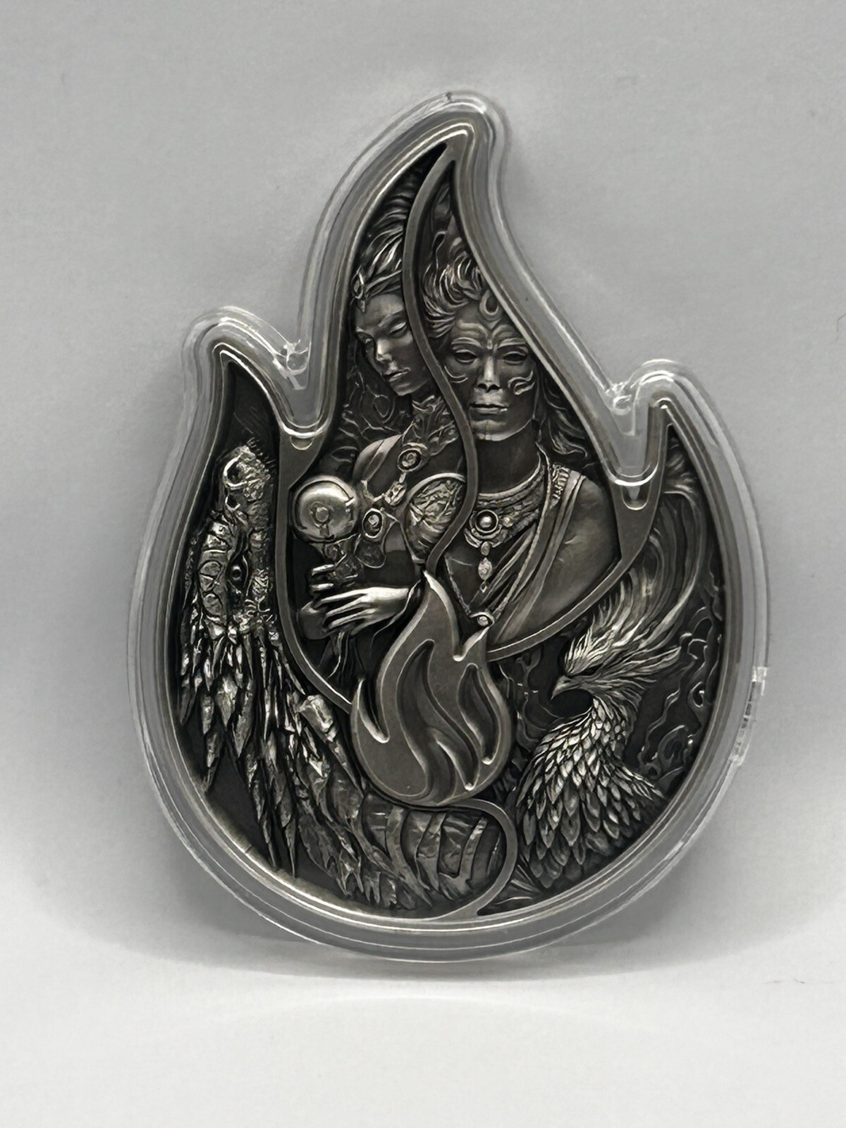 2 oz silver Stacker Eternal Flame .999 Silver