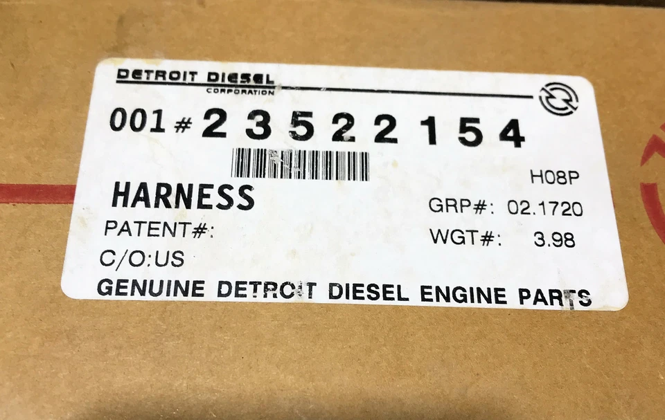 Detroit Diesel Wiring Harness Assembly 23522154 NOS - Image 4 of 4