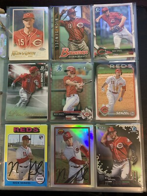 9 Card Lot Nick Senzel Washington Nationals  Cincinnati Reds  AL60