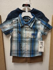 Boys Ecko Unltd. Toddler Boys 3PC Set Casual Shirt, T-Shirt Short Choose Size