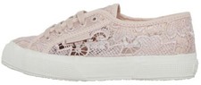 Superga 2750 rosa/bianco macramè bambina taglia 5,5