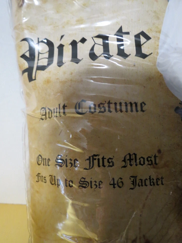 Mens Spirit Pirate Adult Costume One Size Fits Most Vest Ruffled Shirt Pants - Изображение 3 из 4