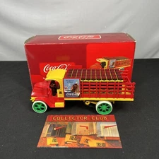 Vintage 2003 First Gear Coca Cola Die Cast 1925 Mack AC Depot Bottle Truck