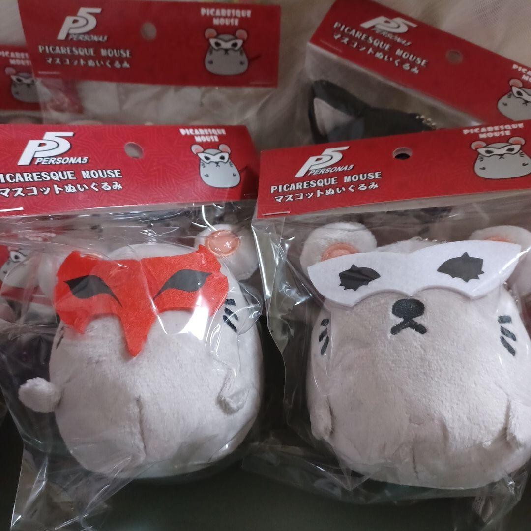ペルソナ5 マスコットぬいぐるみ ねずみ Picaresque Mouse ペルソナ5 Picaresque Mouse マスコットぬいぐるみ 01ジョーカー