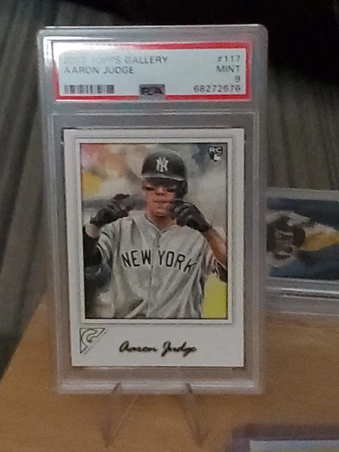 2017 Topps Gallery Aaron Judge RC Card #117 PSA 9