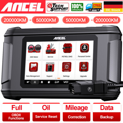 ANCEL DM500 OBD2 Cluster Kalibrierung Öl Reset Odo-Meter Kilometerzähler Tool