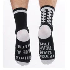 Pro Men Women Cycling Riding Sports Socks XC Road Bicycle Breathable Socks Black