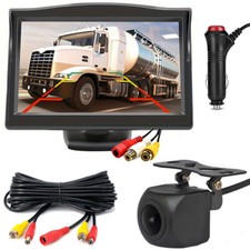 AHD 5" Car Monitor Starlight Night Vision Backup Camera Rear View Parking System