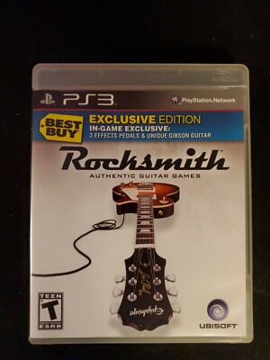 Rocksmith Sony PlayStation 3 2011 Disc and Case *No Cable*