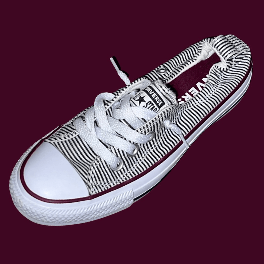 NWOB Converse Chuck Taylor All Star Chambray Striped Shoreline Sneakers Size 5