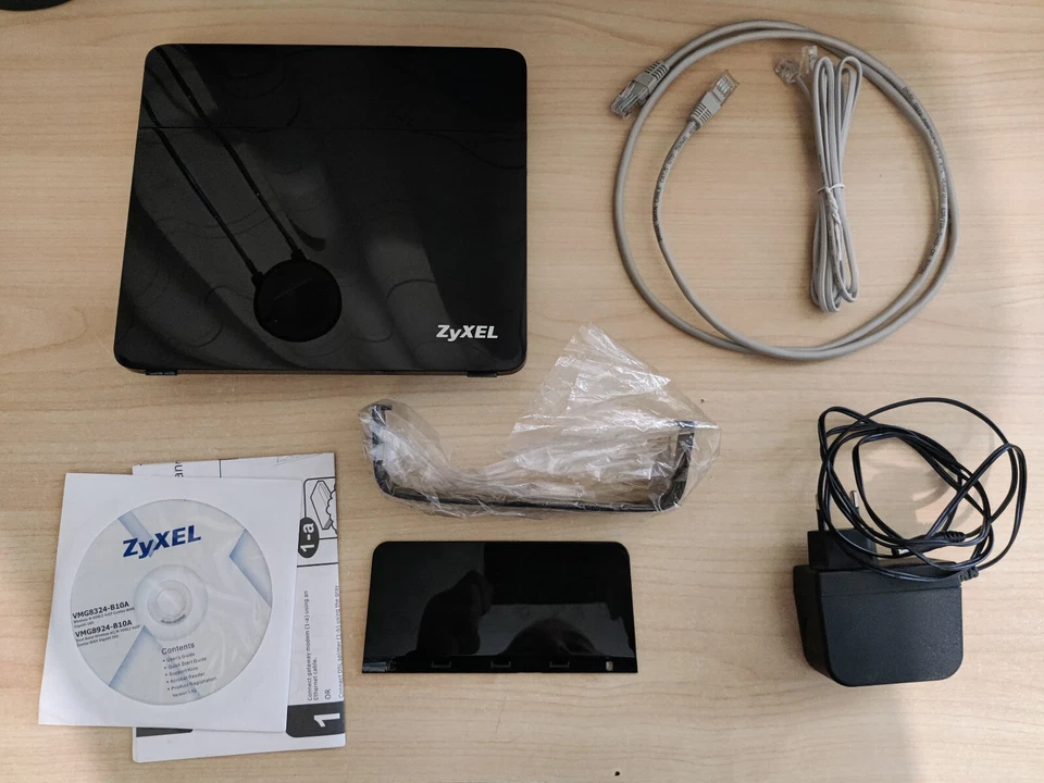 Modem Router ZyXEL VMG8924-B10A ADSL2+ e VDSL2 WIFI VOIP - Immagine 3 di 4