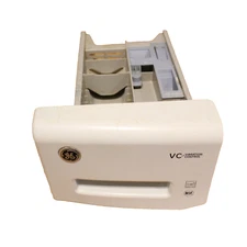 GE Front Washer GFWH1400D0WW Soap Detergent Dispenser Tray Vibration Control OEM
