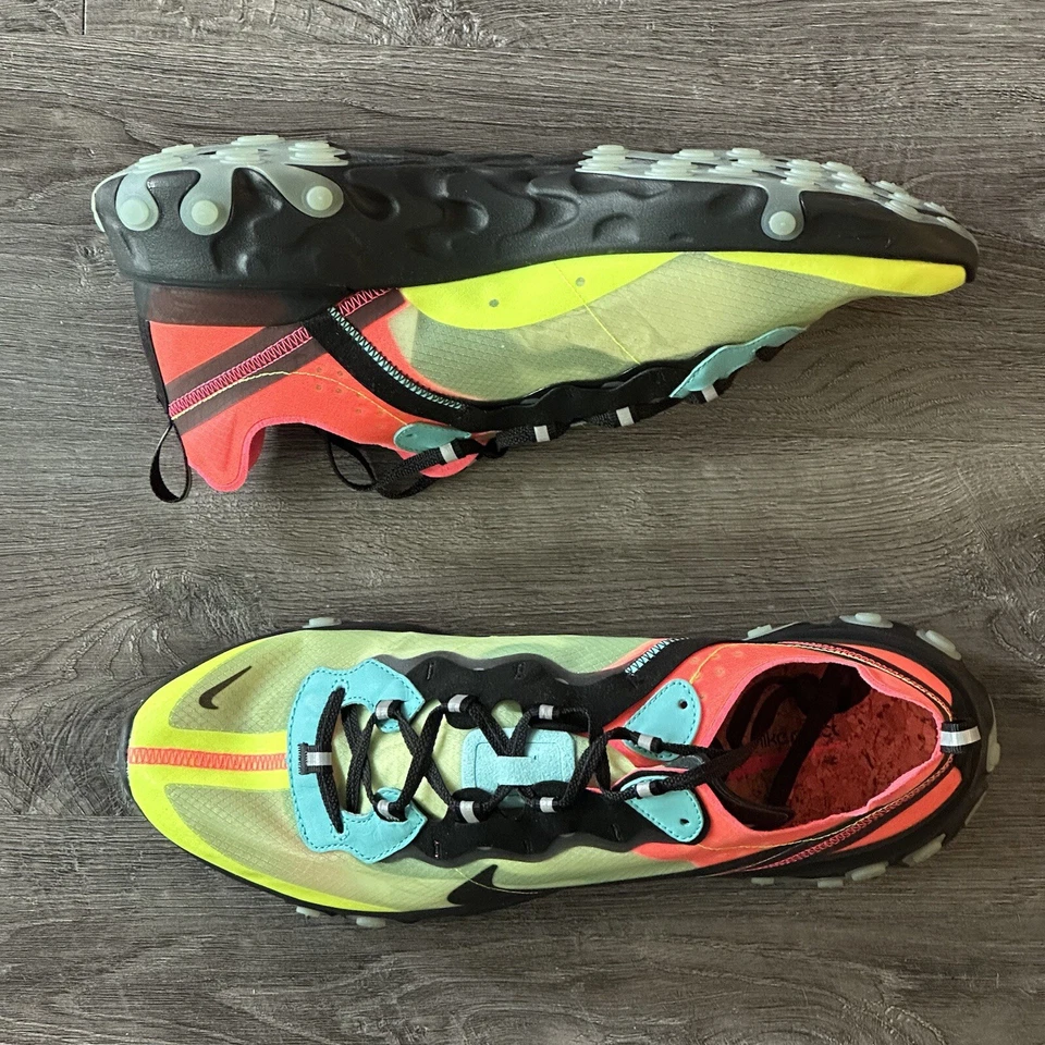 Nike React Element 87 Hyper Fusion Multicolor Mens Shoes AQ1090-700 Size 13 - Image 2 of 4