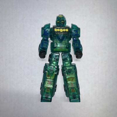 Vintage 1997 Power Ranger Turbo X-Ray Robo Racer Figure Green Translucent
