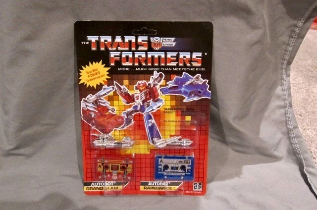 Transformers G1 Grandslam Raindance China Reissue Sealed Mib Box Misb