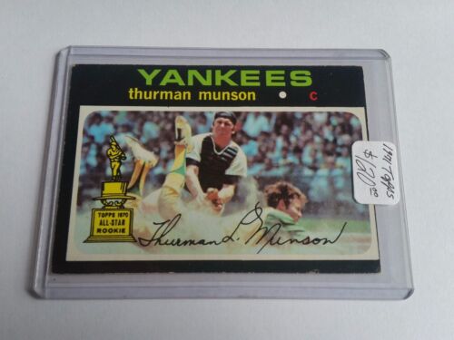  1971 Topps #5 Thurman Munson : New York Yankees - Picture 1 of 2