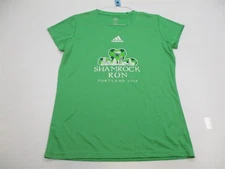 ADIDAS Shirt Women's Size S Athletic SHAMROCK RUN PORTLAND 2018 Green 