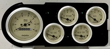 1948 1949 1950 Ford Truck 5 Gauge Dash Panel Insert Cluster Set
