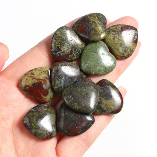 10PCS Natural Crystal Quartz Love Heart Carved Healing Gemstone 20x20mm - Picture 65 of 80