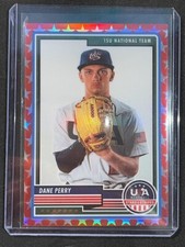 2023 Panini USA Stars & Stripes Dane Perry 37 Red Stars /149