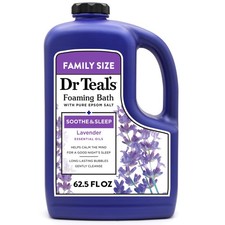 Dr Teal's Foaming Bath with Pure Epsom Salt, Soothe  Sleep with Lavender, 62...