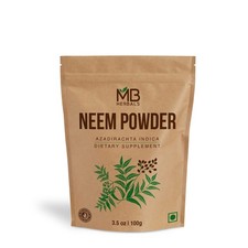 MB Herbals Pure Neem Leaf Powder 100 Gram / 3.5 oz  Ounce Pack of 1 