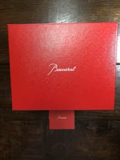 Baccarat Empty Red Box 8.5x7x4.25”Foam Insert Care Enclosure Excellent Condition