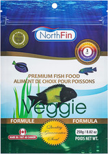 Veggie Fish Food Formula   Slow Sinking Pellets for Herbivorous Fish 3Mm, 250G 