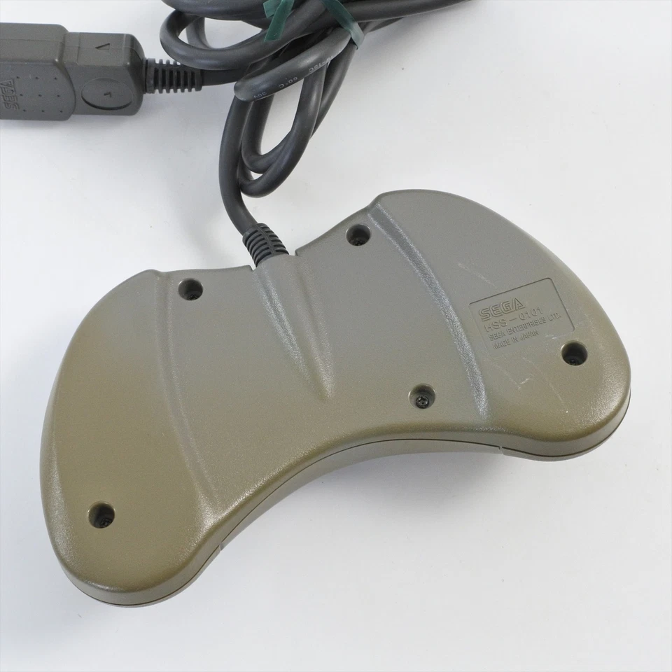 Sega Saturn GREY Official Controller HSS-0101 Control Pad Working Tested 0743 - Image 3 of 4