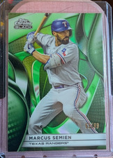 2025 Topps Chrome Black  Marcus Semien #124 53/99  Green
