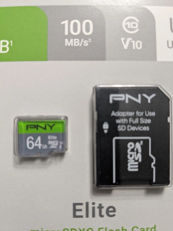 PNY 64GB Elite Class micro SD- Brand New - Image 3 of 4