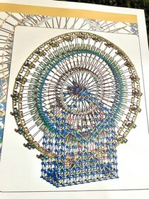 K&rsquo;NEX KNEX 6ft Ferris Wheel Building Set #89790 NEW