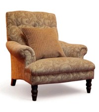 Used John Sankey Gibson Fabric Armchair  In Very Good Condition 