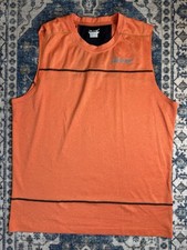 Zoot Performance Tri Tank Top Mens M Orange Cycling Running