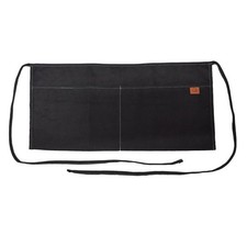 2 Pocket Canvas Work Waist Apron Unisex Tool Utility Apron Tool Belt Woodwork...