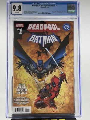 Marvel/DC: Deadpool/Batman #1 1st print cover A CGC 9.8 - Super Clean!