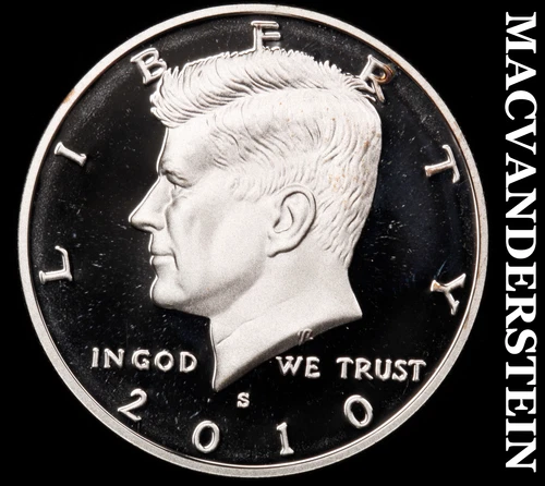 2010-S Kennedy Half Dollar- Silver- Choice Gem Proof Luster No Reserve #i9250