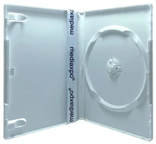 PREMIUM STANDARD Solid White Color Single DVD Cases (Professional Use) Lot