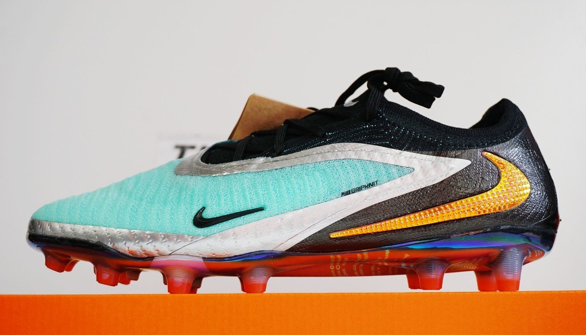 Nike Phantom 6 Low Elite LE AG-Pro Soccer Cleats Chrome Black