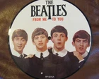 THE BEATLES From Me To You / Thank You Girl PICTURE DISC 7" Vinyl UK Import NM!